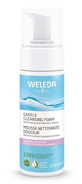 Delikatna pianka oczyszczająca z bio-oczarem i bio-prawoślazem do cery normalnej i mieszanej