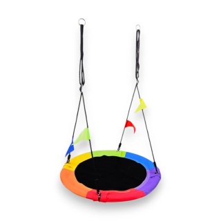 Huśtawka ogrodowa bocianie gniazdo dla dzieci 100 cm