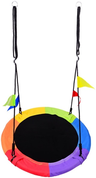 Huśtawka ogrodowa bocianie gniazdo dla dzieci 100 cm