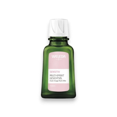 Łagodzący olejek migdałowy do pielęgnacji twarzy do cery wrażliwej; odpowiedni do demakijażu oczu