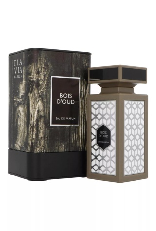 Arabskie Perfumy Męskie Flavia Bois D'Oud EDP 90ml – Elegancki Zapach z Drewnem Oud