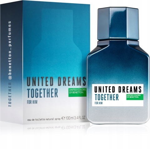 Benetton United Dreams Together For Men EDT 60ml – Świeży, Dynamiczny Zapach Męski