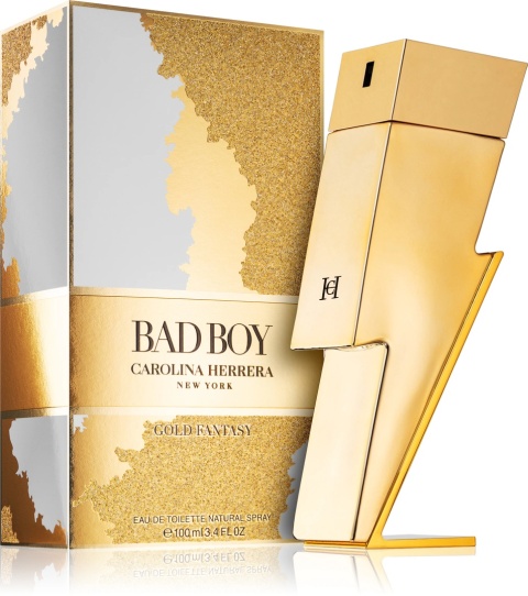 Carolina Herrera Bad Boy Gold Fantasy Woda Toaletowa 100 ml – Złoty Piorun