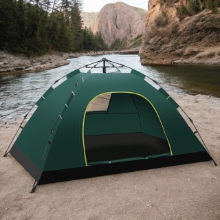 Namiot Kempingowy 2-3 Osobowy Zielony – Składany, Wodoodporny, Lekki
