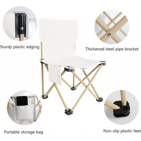 Składane Krzesło Turystyczne – Wygodne, Przenośne, do Kempingu i na Plażę