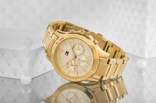 Zegarek Damski Tommy Hilfiger 1782195 Haven – Złoty Multidatownik