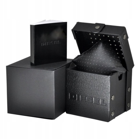 Zegarek Męski Diesel Mega Chief DZ4678 – Złoty Chronograf z Czarną Tarczą