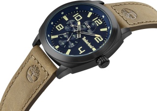 Zegarek Męski Timberland TDWGF9001701 – Outdoorowy Styl, Skórzany Pasek