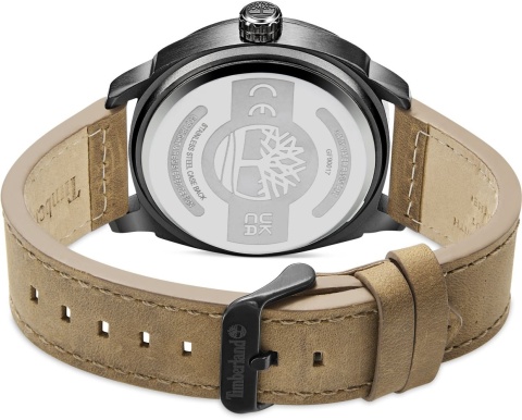 Zegarek Męski Timberland TDWGF9001701 – Outdoorowy Styl, Skórzany Pasek