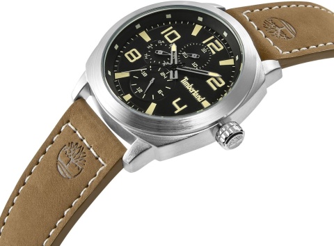 Zegarek Męski Timberland TDWGF9001702 – Outdoorowy Styl, Skórzany Pasek i Niezawodność