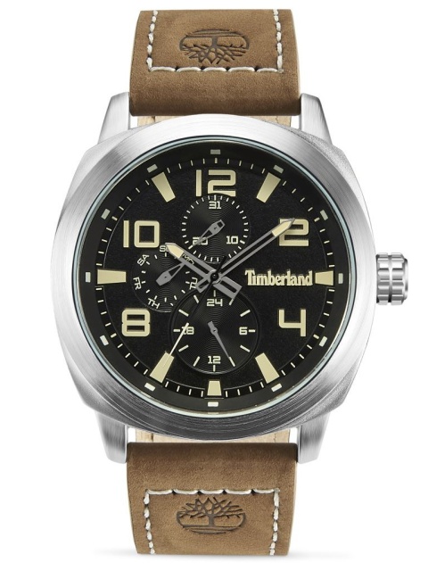 Zegarek Męski Timberland TDWGF9001702 – Outdoorowy Styl, Skórzany Pasek i Niezawodność