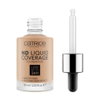 Catrice HD Liquid Coverage Foundation 046 Camel Beige 30 ml – Podkład Matujący Vegan