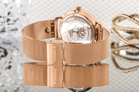 Zegarek Damski Timberland Esmond TBL.15961MYR/32MM – Różowe Złoto + Box