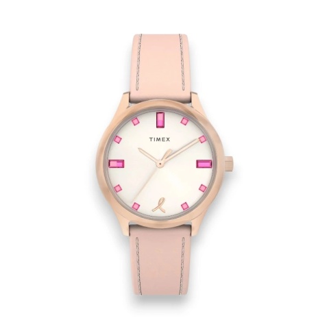 Zegarek Damski Timex Dress TW2V95800 Rose Gold – Edycja Specjalna BCRF