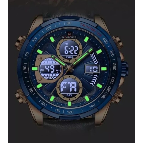 Zegarek Męski Naviforce NF9197L RG/BE/BE – Kwarcowy Mechanizm Seiko, Box