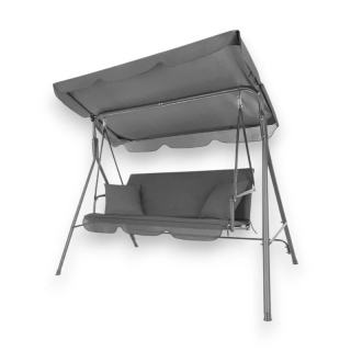 Huśtawka Ogrodowa 3-Osobowa Relax Funfit Garden – Zestaw z Materacem i Poduszkami