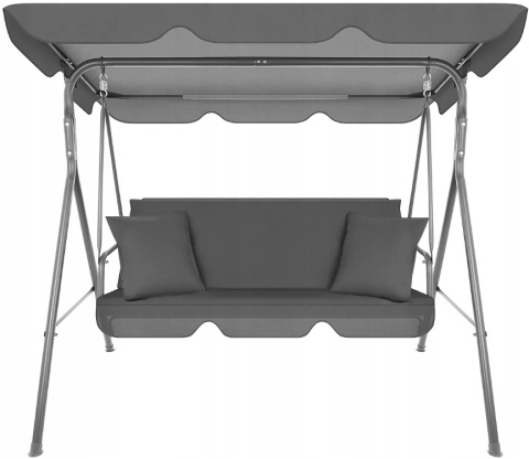 Huśtawka Ogrodowa 3-Osobowa Relax Funfit Garden – Zestaw z Materacem i Poduszkami