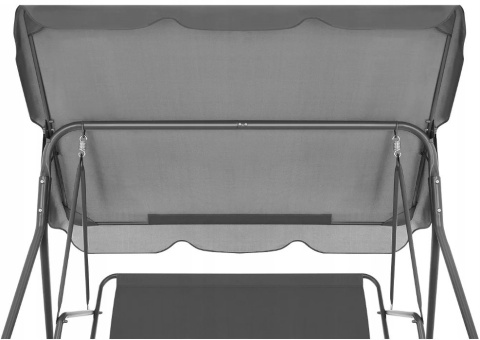 Huśtawka Ogrodowa 3-Osobowa Relax Funfit Garden – Zestaw z Materacem i Poduszkami