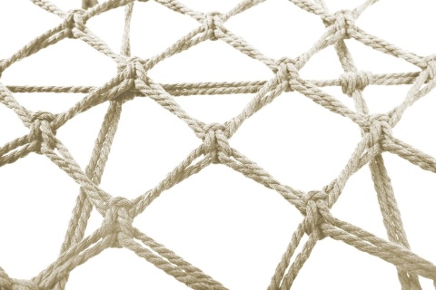 Huśtawka Ogrodowa Bocianie Gniazdo - Ażurowy Fotel Wiszący