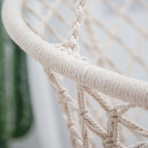 Huśtawka Ogrodowa Bocianie Gniazdo - Ażurowy Fotel Wiszący