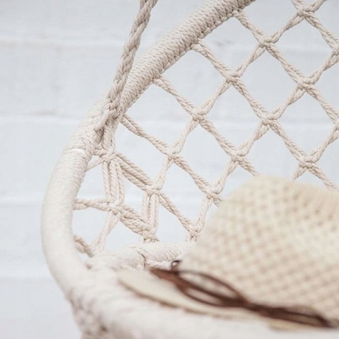 Huśtawka Ogrodowa Bocianie Gniazdo - Ażurowy Fotel Wiszący