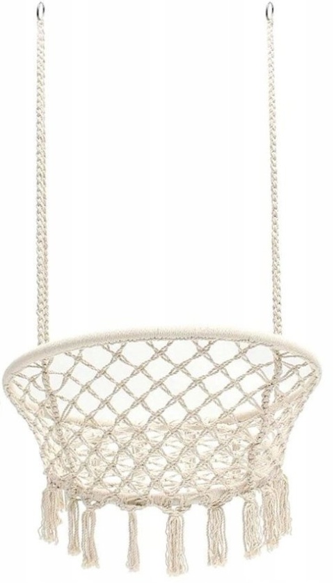 Huśtawka Ogrodowa Bocianie Gniazdo - Ażurowy Fotel Wiszący
