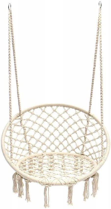 Huśtawka Ogrodowa Bocianie Gniazdo - Ażurowy Fotel Wiszący