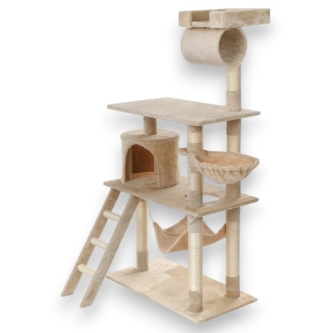 Wielofunkcyjny Drapak dla Kota z Hamakiem i Domkiem