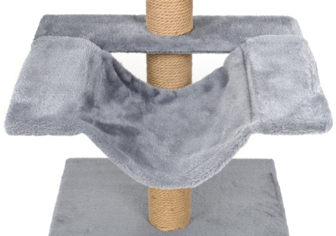 Wielopoziomowy drapak dla kota FUNFIT z legowiskiem i platformą