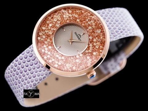 Zegarek Damski Bisset BSAE04 Biało-Fioletowy | Modny i Kobiecy