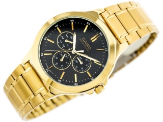 Zegarek Męski Casio MTP-V300G-9AUDF - Złoty
