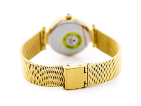 Zegarek damski Tommy Hilfiger Lynn 1781864 Złoty z cyrkoniami