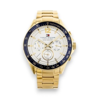 Zegarek męski Tommy Hilfiger 1791121 Złoty Chronograf
