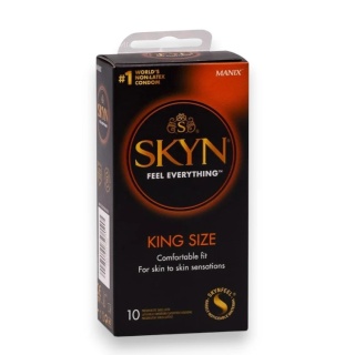 Prezerwatywy SKYN Large 10 sztuk – Nielateksowe, Duże i Wyjątkowo Cienkie