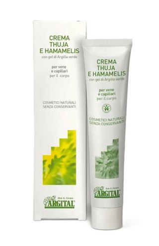 Krem do ciała z żywotnikiem i oczarem na naczynka i żylaki