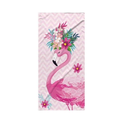 Ręcznik plażowy prostokątny FLAMIG KWIATY 150x70 REC54WZ13