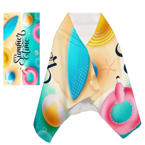 Ręcznik plażowy prostokątny SUMMER TIME 150x70 REC54WZ10