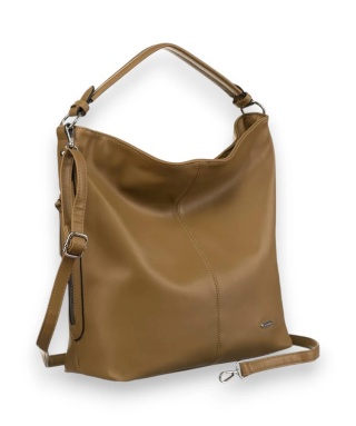 Klasyczna shopperka damska ze skóry ekologicznej - Rovicky