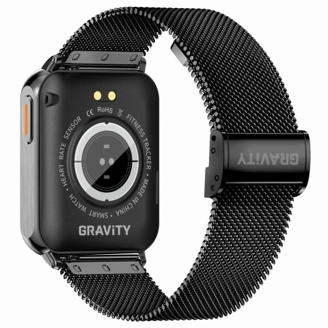 Smartwatch Gravity Czarny 2 Paski GT17-7
