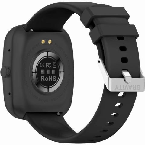 Smartwatch Gravity Czarny 2 Paski GT18-10