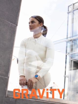 Smartwatch Gravity Różowe Złoto Pasek i Bransoleta GT5-6