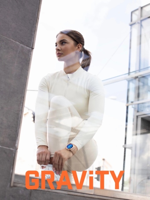 Smartwatch Gravity Różowe Złoto Pasek i Bransoleta GT5-6