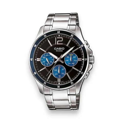 ZEGAREK MĘSKI CASIO MTP-1374D-2AV (zd063c) + BOX